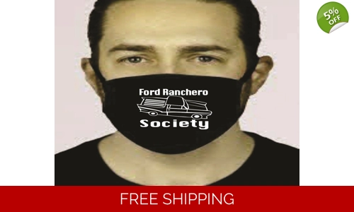 Ford Ranchero Society Face Mask Cotton Washeable stop the spread